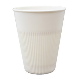 Bicchiere Riutilizzabile Durevole in PP Crema 355ml Ø9,6cm (25 Pezzi)