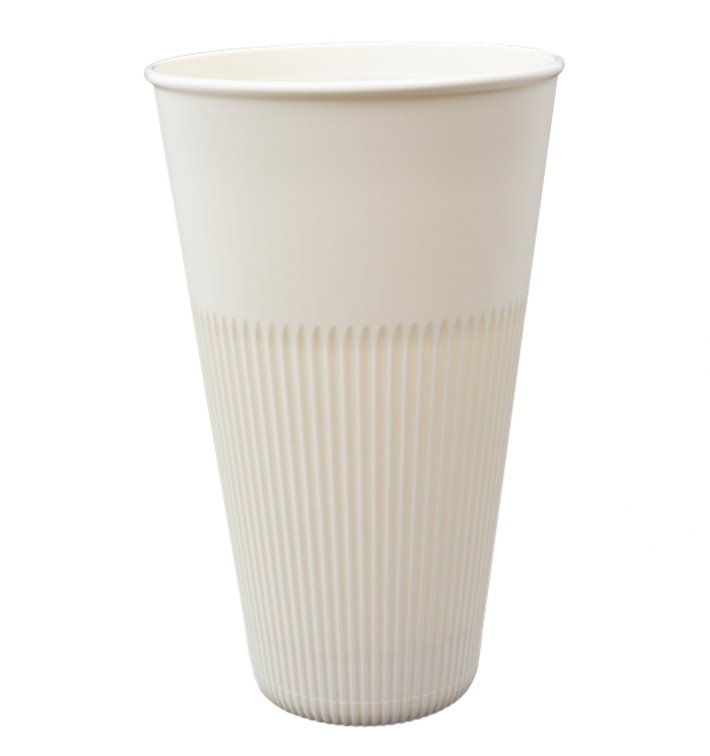 Bicchiere Riutilizzabile Durevole in PP Crema 470ml Ø9,6cm (300 Pezzi) Bicchiere Riutilizzabile Durevole in PP Crema 470ml Ø9,6cm (300 Pezzi)