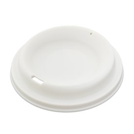 Coperchio Riutilizzabile Durevole in PP Creme per Tumbler Ø9,6cm (50 Pezzi)