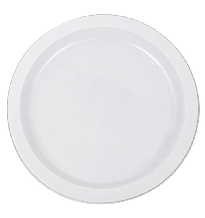 Piatto Riutilizzabile PS Piano Bianco 22cm (50 Pezzi) Piatto Riutilizzabile PS Piano Bianco 22cm (50 Pezzi)