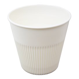 Bicchiere Riutilizzabile Durevole in PP Crema 230ml Ø9,6cm (25 Pezzi)