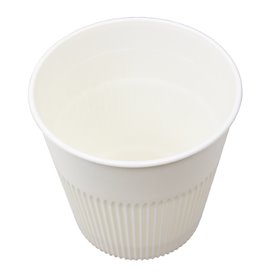 Bicchiere Riutilizzabile Durevole in PP Crema 230ml Ø9,6cm (25 Pezzi)