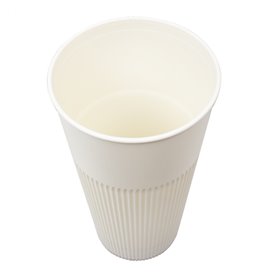 Bicchiere Riutilizzabile Durevole in PP Crema 470ml Ø9,6cm (300 Pezzi)