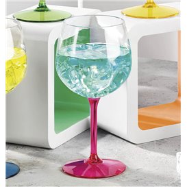 Bicchiere Balloon Riutilizzabile Durable TT Piede Fuchsia 580ml (6 Pezzi)