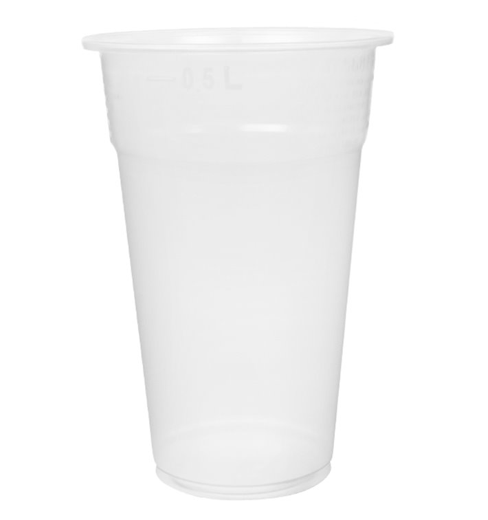 Bicchiere di Plastica PP Riutilizzabile Trasparente 550ml Ø9,0cm (75 Pezzi) Bicchiere di Plastica PP Riutilizzabile Trasparente 550ml Ø9,0cm (75 Pezzi)