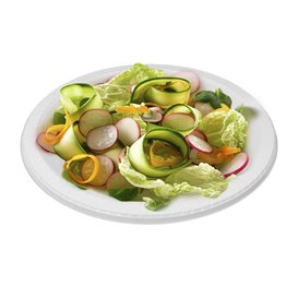 Piatto Fondo Riutilizzabile Economico PS Bianco Ø22cm (25 Pezzi)