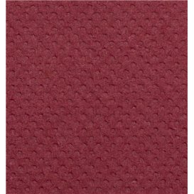 Tovagliolo da Cocktail di Carta Punta Punta 20x20cm Bordeaux (100 Pezzi)