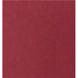Tovagliolo di Carta Punta Punta 40x40cm 2S Bordeaux (50 Pezzi)