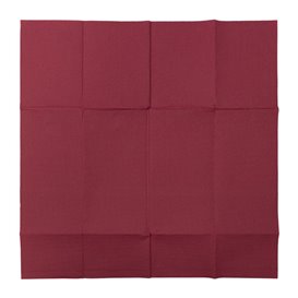 Tovagliolo Portaposate di Carta Micro Point 40x40cm Bordeaux (30 Pezzi)