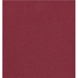 Tovagliolo Portaposate di Carta Micro Point 40x40cm Bordeaux (30 Pezzi)