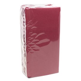 Tovagliolo Portaposate di Carta Micro Point 40x40cm Bordeaux (30 Pezzi)