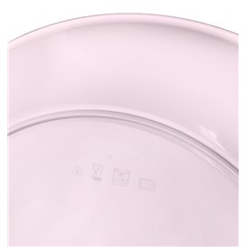 Piatto Riutilizzabile Durable PP Minerale Rosa Ø23,5cm (54 Pezzi)