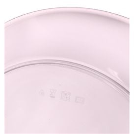 Piatto Riutilizzabile Durable PP Minerale Rosa Ø23,5cm (6 Pezzi)