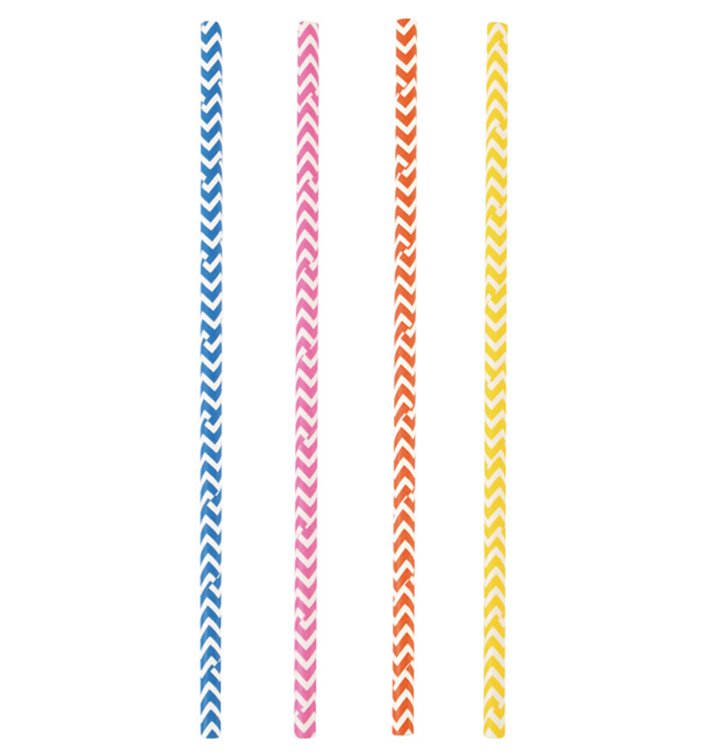 Cannuccia Dritta di Carta Colori Ø8mm 40cm (50 Pezzi) Cannuccia Dritta di Carta Colori Ø8mm 40cm (50 Pezzi)