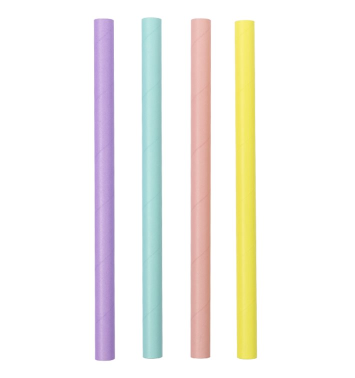 Cannuccia Dritta di Carta Colori Ø1,2cm 20cm (3.000 Pezzi) Cannuccia Dritta di Carta Colori Ø1,2cm 20cm (3.000 Pezzi)