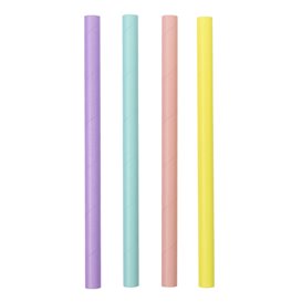 Cannuccia Dritta di Carta Colori Ø1,2cm 20cm (50 Pezzi)