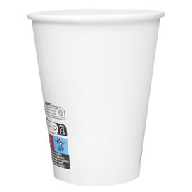 Bicchiere di Carta 12Oz/360ml Bianco (600 Pezzi)