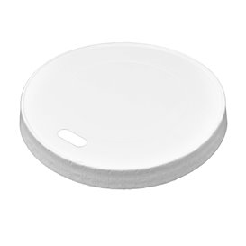Coperchio da viaggio con foro in carta bianca Ø8,0cm (1.000 Pezzi)