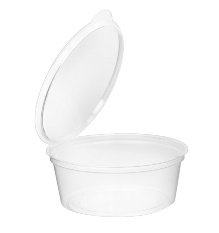 Contenitore Tondo Coperchio APET Transparente 80 ml (450 Pezzi)