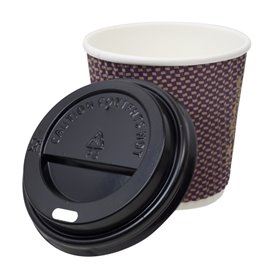 Coperchio con Foro per Bicchiere di Carta 4Oz/120ml Bianco Ø6,2cm (3.000 Pezzi)