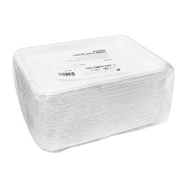 Vassoio di Canne da Zucchero Bianche 20,5x14,5cm (50 Pezzi)