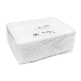 Vassoio di Canne da Zucchero Bianche 24,5x17,5cm (50 Pezzi)