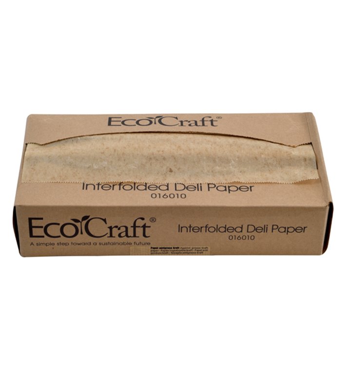Carta Antigrasso Wrap Kraft in Dispenser 26x27cm (6.000 Pezzi) Carta Antigrasso Wrap Kraft in Dispenser 26x27cm (6.000 Pezzi)
