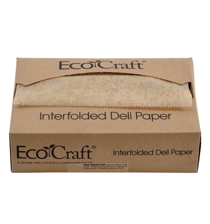Carta Antigrasso Wrap Kraft in Dispenser 20,6x27cm (6.000 Pezzi) Carta Antigrasso Wrap Kraft in Dispenser 20,6x27cm (6.000 Pezzi)