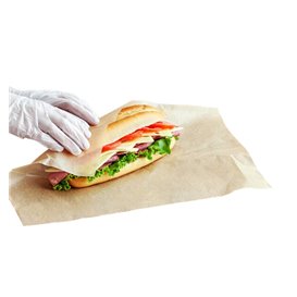 Carta Antigrasso Wrap Kraft in Dispenser 37,5x27cm (6.000 Pezzi)