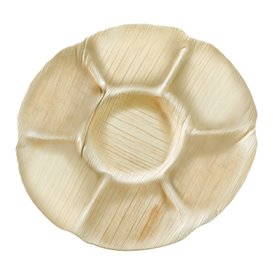 Piatto Tondo Foglia di Palma 7S Ø29,5cm (10 Pezzi)