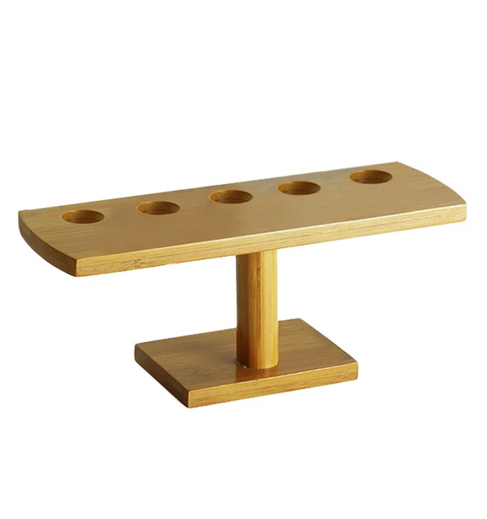 Stand di Bambu per Cono 5 Bucos (10 Pezzi) Stand di Bambu per Cono 5 Bucos (10 Pezzi)