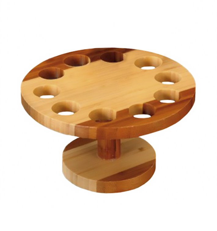 Stand di Bambu per Cono 10 Bucos (1 Pezzi) Stand di Bambu per Cono 10 Bucos (1 Pezzi)