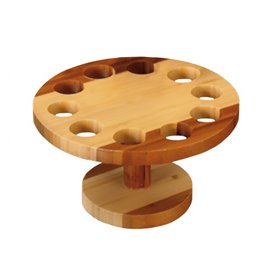 Stand di Bambu per Cono 10 Bucos (12 Pezzi)