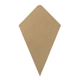 Cono di Carta Marrone 26,5cm 250g (500 Pezzi)