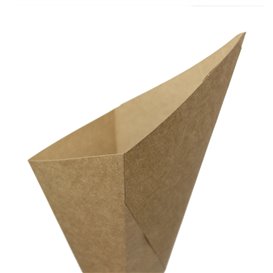 Cono di Carta Marrone 26,5cm 250g (500 Pezzi)