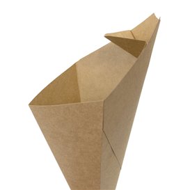 Cono di Carta Marrone 26,5cm 250g (50 Pezzi)