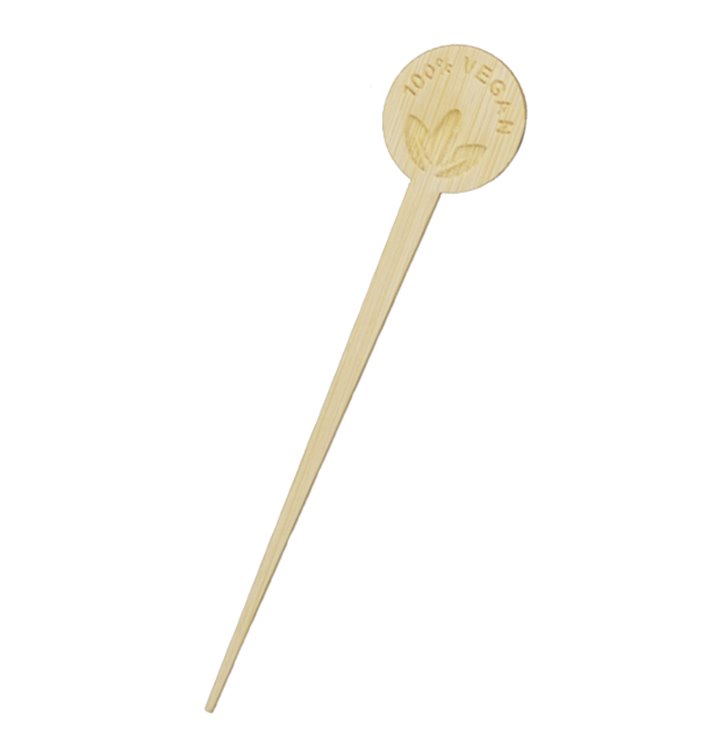 Spiedino di Bambù Vegano 10cm (50 Pezzi) Spiedino di Bambù Vegano 10cm (50 Pezzi)