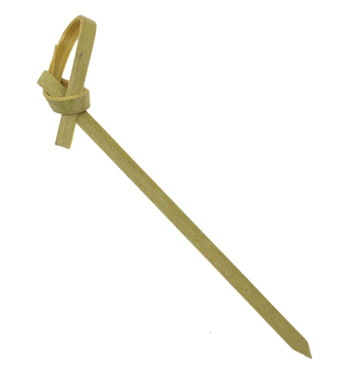 Spiedini di Bambù con Nodo Naturale 7cm in scatola (250 pezzi) Spiedini di Bambù con Nodo Naturale 7cm in scatola (250 pezzi)