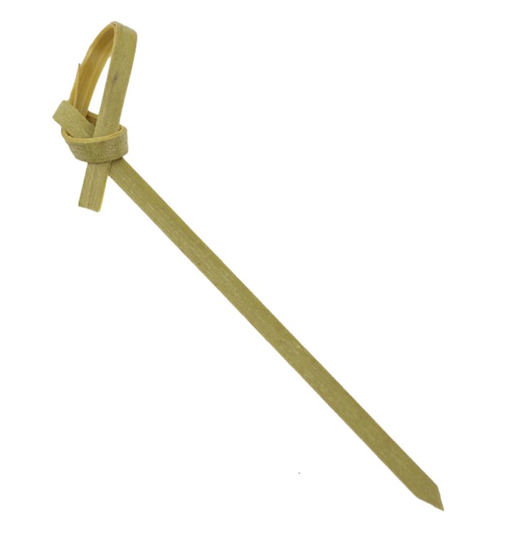 Spiedini di Bambù con Nodo Naturale 7cm in scatola (2.500 pezzi) Spiedini di Bambù con Nodo Naturale 7cm in scatola (2.500 pezzi)