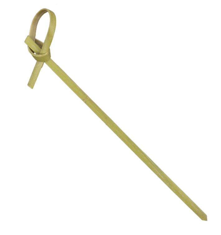 Spiedini di Bambù con Nodo Naturele 10cm (250 pezzi) Spiedini di Bambù con Nodo Naturele 10cm (250 pezzi)
