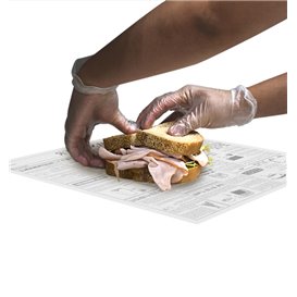 Carta Antigrasso "Periodico" 28x31cm (1000 Pezzi)