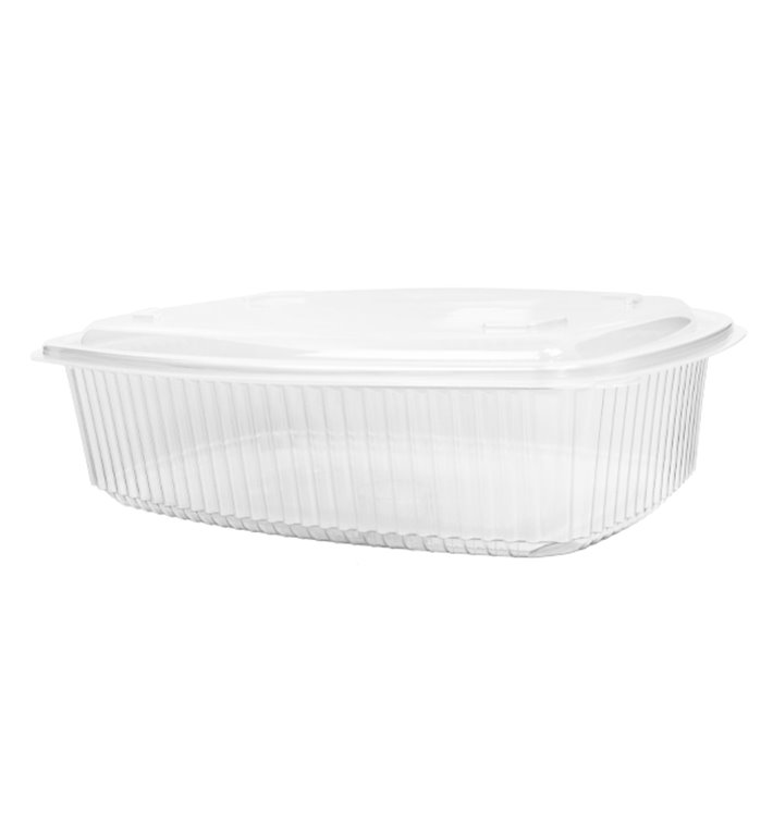Contenitore Coperchio Alto PP 1500ml Microonde (25 Pezzi) Contenitore Coperchio Alto PP 1500ml Microonde (25 Pezzi)