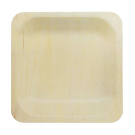 Piatto di Legno Quadrato 10,5x10,5cm (600 Pezzi)