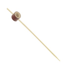 Spiedino di Bambù con Anello Rosso 12cm (1000 Pezzi)