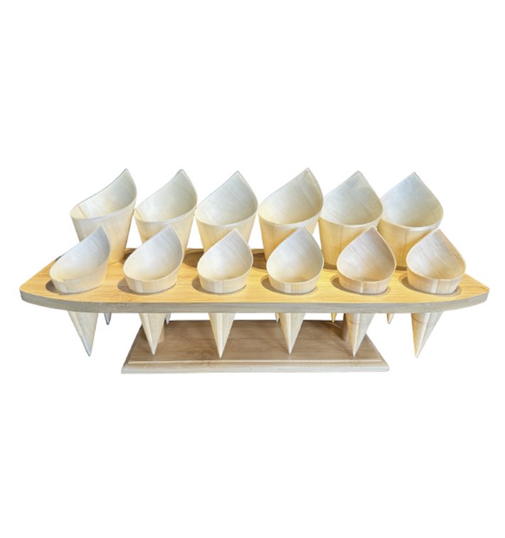 Stand di Bambu per Cono 12 Bucos (1 Pezzi) Stand di Bambu per Cono 12 Bucos (1 Pezzi)