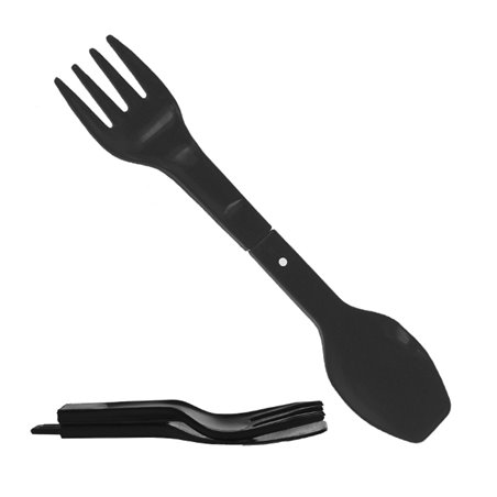 Cucchiaio-forchetta nero