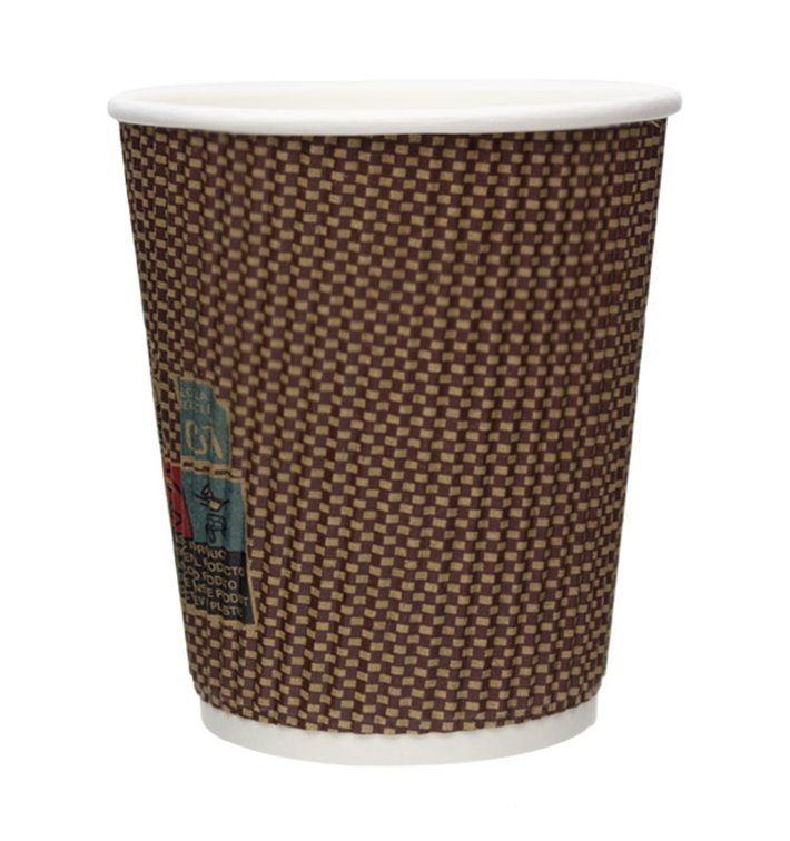 Bicchiere Carta Ecologico Kraft 9Oz/270 ml (25 Pezzi) Bicchiere Carta Ecologico Kraft 9Oz/270 ml (25 Pezzi)