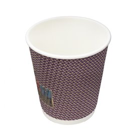 Bicchiere Carta Ecologico Kraft 9Oz/270 ml (25 Pezzi)
