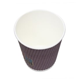 Bicchiere Carta Ecologico Kraft 9Oz/270 ml (25 Pezzi)