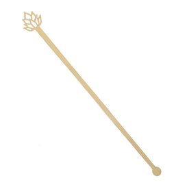 Agitatore per Bere in Bambù con Fiori di Loto 18cm (600 Pezzi)
